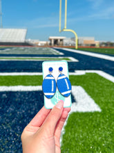 Load image into Gallery viewer, Blue/White Acrylic Footballs
