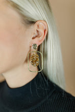 Load image into Gallery viewer, Gold Brighter Days Oval Hoops
