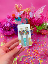 Load image into Gallery viewer, Pastel Confetti Butterfly Sally Tassels
