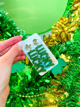 Load image into Gallery viewer, Green Glitter Lucky Acrylic Drops
