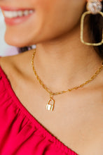 Load image into Gallery viewer, Lily Lock Necklace
