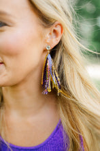 Load image into Gallery viewer, Purple/Gold Sequin Tassels (PRE-ORDER)
