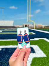 Load image into Gallery viewer, Navy/Orange Acrylic Footballs
