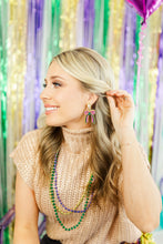 Load image into Gallery viewer, Mardi Gras Beaded Bow Drops (PRE-ORDER)
