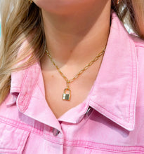 Load image into Gallery viewer, Lily Lock Necklace
