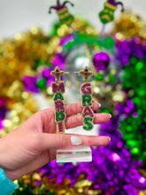 Load image into Gallery viewer, Beaded Mardi Gras Drops
