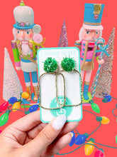 Load image into Gallery viewer, Holiday Darla Hoops
