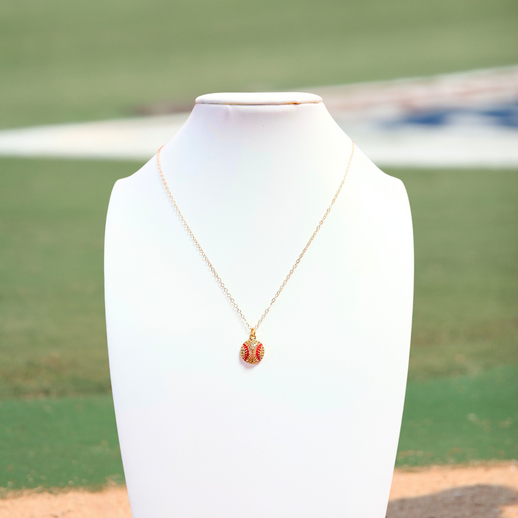 Baseball Necklace