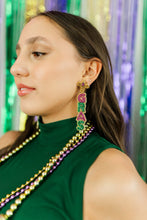 Load image into Gallery viewer, Beaded Mardi Gras Drops
