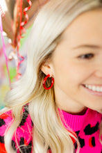 Load image into Gallery viewer, Valentine&#39;s Metallic  Hoops
