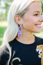 Load image into Gallery viewer, LSU Purple Acrylic Drops
