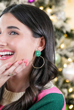 Load image into Gallery viewer, Holiday Darla Hoops
