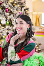 Load image into Gallery viewer, Holiday Darla Hoops
