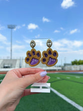 Load image into Gallery viewer, Purple/Gold Tiger Paws (PRE-ORDER)
