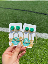 Load image into Gallery viewer, Gameday Glitter Top Hoops
