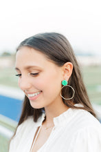 Load image into Gallery viewer, Gameday Glitter Top Hoops
