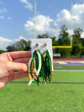 Load image into Gallery viewer, Green/Gold Sequin Tassels (PRE-ORDER)
