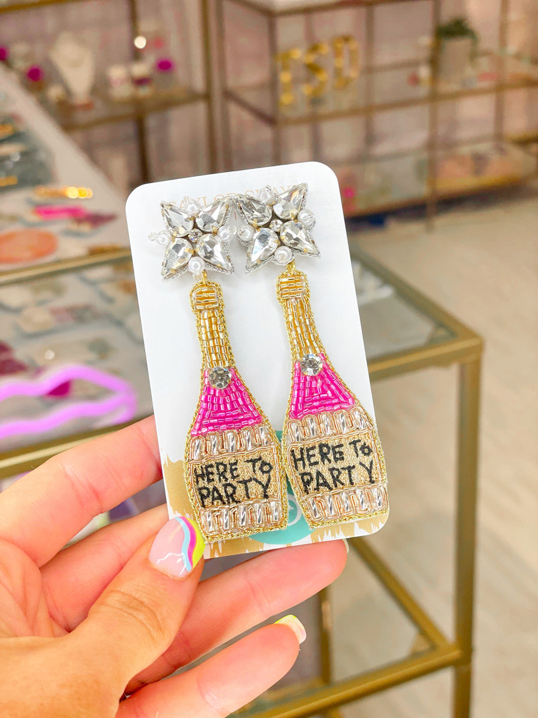 Here To Party Earrings