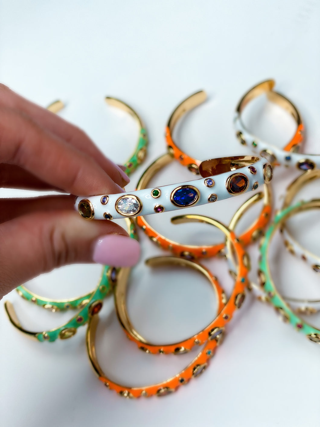 Porsha Enamel Bangles